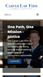 Mobile Screenshot of carterlawfirm.net