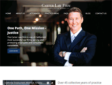 Tablet Screenshot of carterlawfirm.net